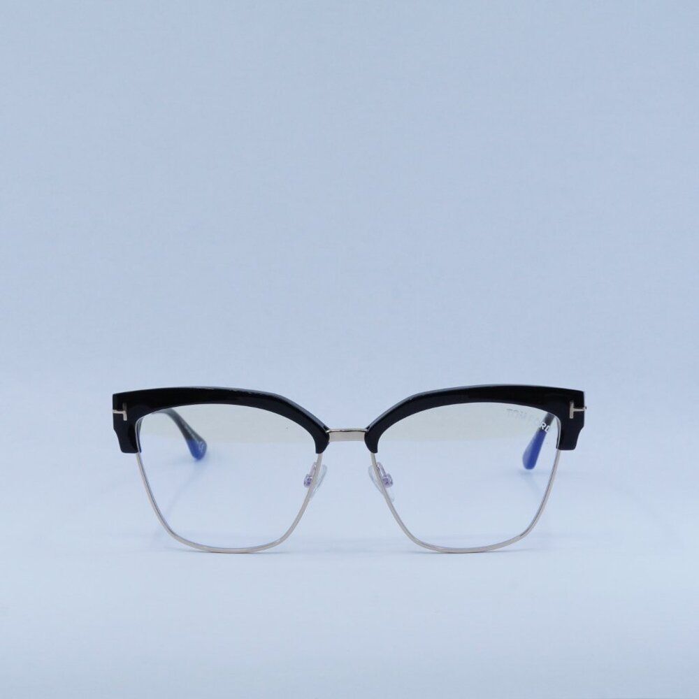 🕶️ New Tom Ford TF5547-B 001 Eyeglasses - Black Frame - Picture 2 of 10